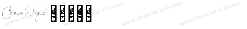 Charles Regular字体转换